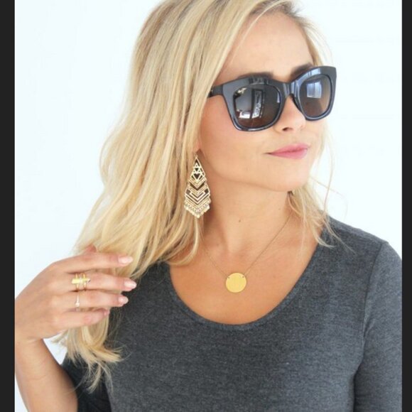 NIB Maui Jim "Coco Palms" 720  Polarized Black Sunglasses - Picture 2 of 11